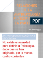 08. Relaciones de La Antropología Filosófica Con La Psicología