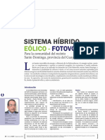 2009 SISTEMA HÍBRIDO EÓLICO - FOTOVOLTAICO