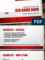 Player Guide Book - Garudareject Football Camp (Klaten, 2021)