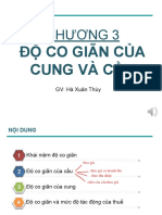 Chương 3 Độ Co Giãn Của Cung Và Cầu Vi Mô