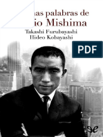 Ultimas Palabras de Yukio Mishima