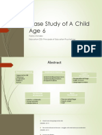 Case Study of A Child Age 6-2