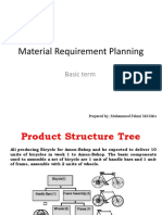 Material Requirement Planning: Basic Term