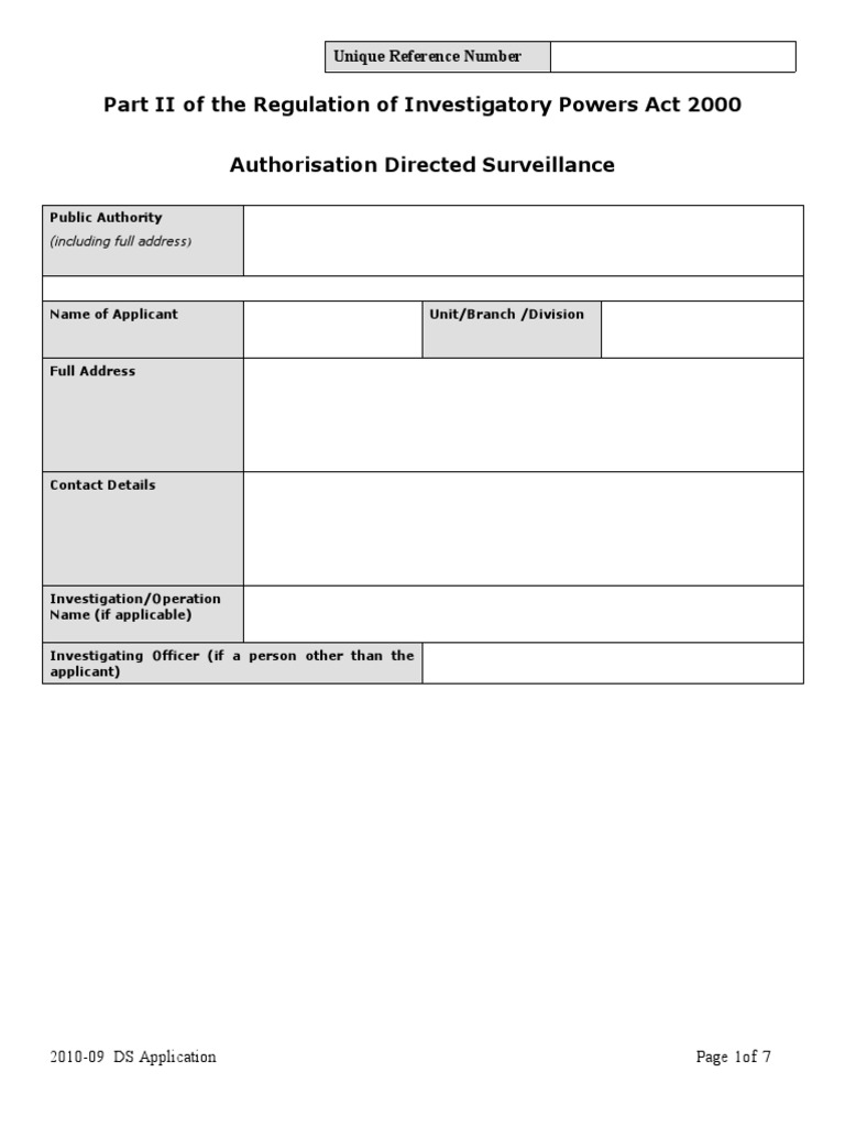 Part II of The Regulation of Investigatory Powers Act 2000