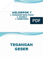 04. Tegangan Geser (KELOMPOK 7)