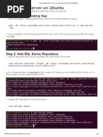 How To Install SQL Server On Linux (Ubuntu and CenOS - RHEL)