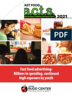 Fast Food Advertising: Billions in Spending, Continued High Exposure by Youth