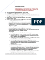 Guidelines for the International OSP Manual (1)