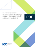 Icc Arbitration Adr Commission Report On Resolving Climate Change Related Disputes English Version