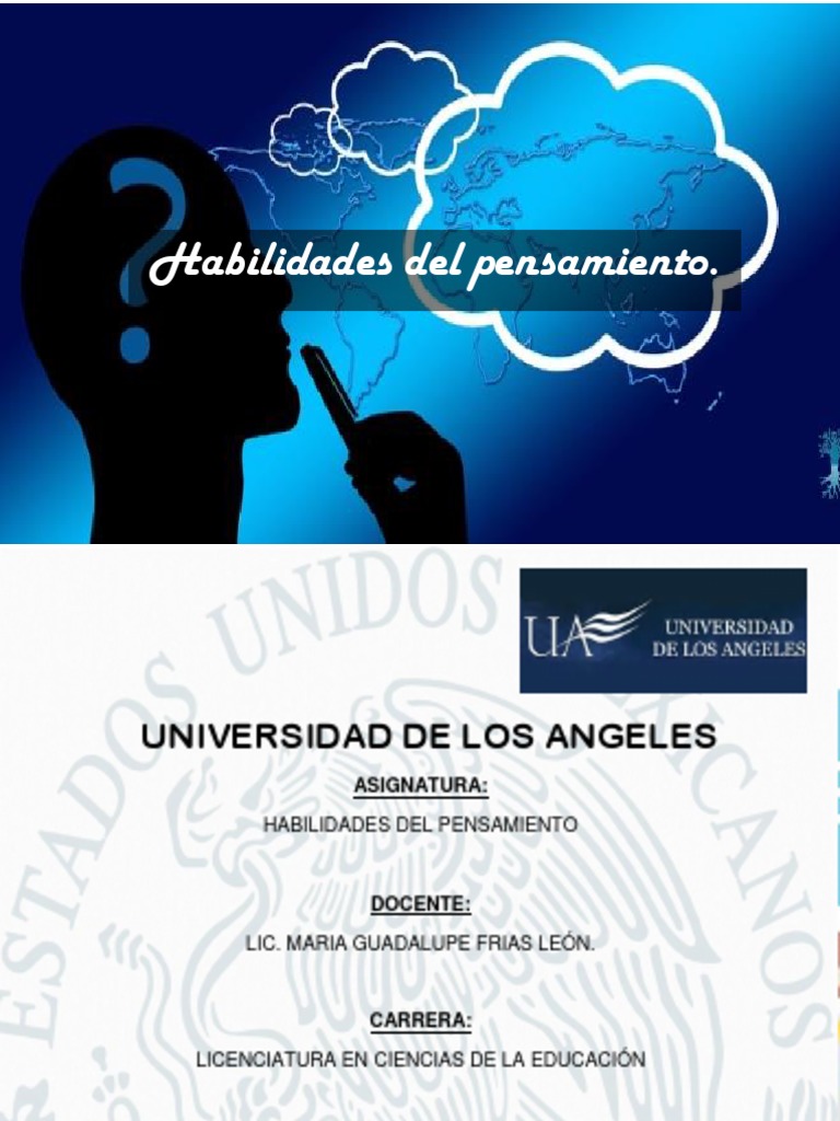 Habilidades del Pensamiento en Educación | PDF | Aprendizaje | Conocimiento