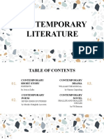 Contemporary Literature: Short Stories, Poems, Plays and Novels