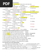 TA Unit 5 Grammar Exercises