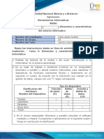 Universidad Nacional Abierta y a Distancia Agronomía Herramientas Informáticas Informe Tarea 2: Elementos y características del entorno informático