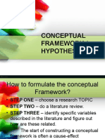 Conceptual Framework - Hypothesis