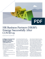 HR Business Partners (HRBP) : Emerge Successfully After COVID-19