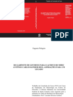 DO GABINETE DE GOVERNO PARA O ACERVO DO MHSC ANTÔNIO CARLOS KONDER REIS -  ASPIRAÇÕES PARA UM LEGADO