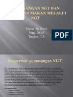 Cara Memasang dan Memberi Makan Melalui NGT