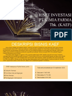 Riset Investasi Kaef - Kel.4