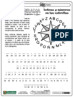 Criptograma Con Estrella Letras y Numeros