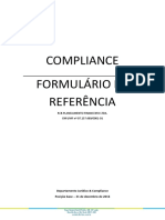 COMPLIANCE FORMULÁRIO DE REFERÊNCIA RCB PLANEJAMENTO FINANCEIRO