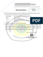 Pengumuman & Pembagian Peserta MHS Baru Sosialisasi Siakad Revisi 1