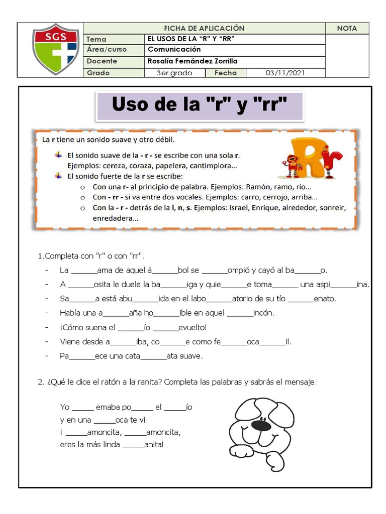 Actividades para el uso de R y RR | PDF