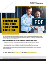 Prepare To Turn Your Talent Into Expertise: 844-Purdue-G Purdueglobal - Edu