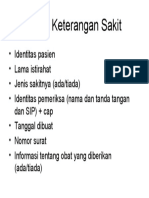 Keterangan Sakit