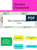 Statistika Korelasi Data Ordinal