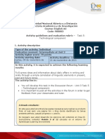 Activity Guide and Evaluation Rubric - Unit 3 - Task 5 - Technological Component