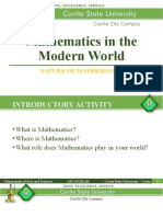 GE MATH - Nature of Mathematics