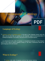 The Language of Ecology