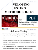 Developing Testing Methodologies
