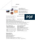 Parameter Calculations