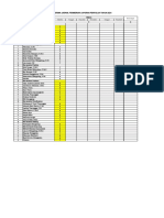 Daftar Keterangan Laporan Bulanan Oktober 2021