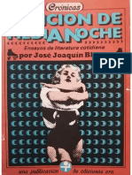 José Joaquín Blanco, Los Apetecibles Cuerpos de La Miseria, en Función de Medianoche. Ensayos de Literatura Mexicana, 1a Ed., México, Mayo de 1981, Pp. 71-73.