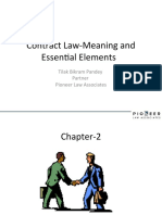 Contract Law-Meaning and Essential Elements: Tilak Bikram Pandey Partner Pioneer Law Associates