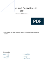 DC Inductors and Capacitors