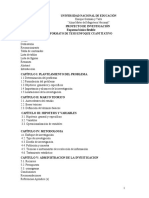 Esquema Del Proyecto Cuantitativo