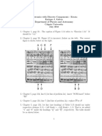 Electronics With Discrete Components - Errata Enrique J. Galvez Department of Physics and Astronomy Colgate University July 2012