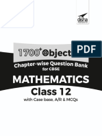 Disha Mathematics 1700 Objective Question Bank for CBSE Class 12 - JEEBOOKS.in