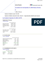 Snohomish County, WA 08-19-2008 Precinct Committee Election Results