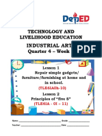 Industrial Arts: Technology and Livelihood Education Quarter 4 - Week 7