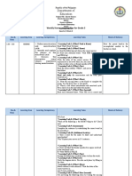 Weekly Home Learning Plan For Grade 5