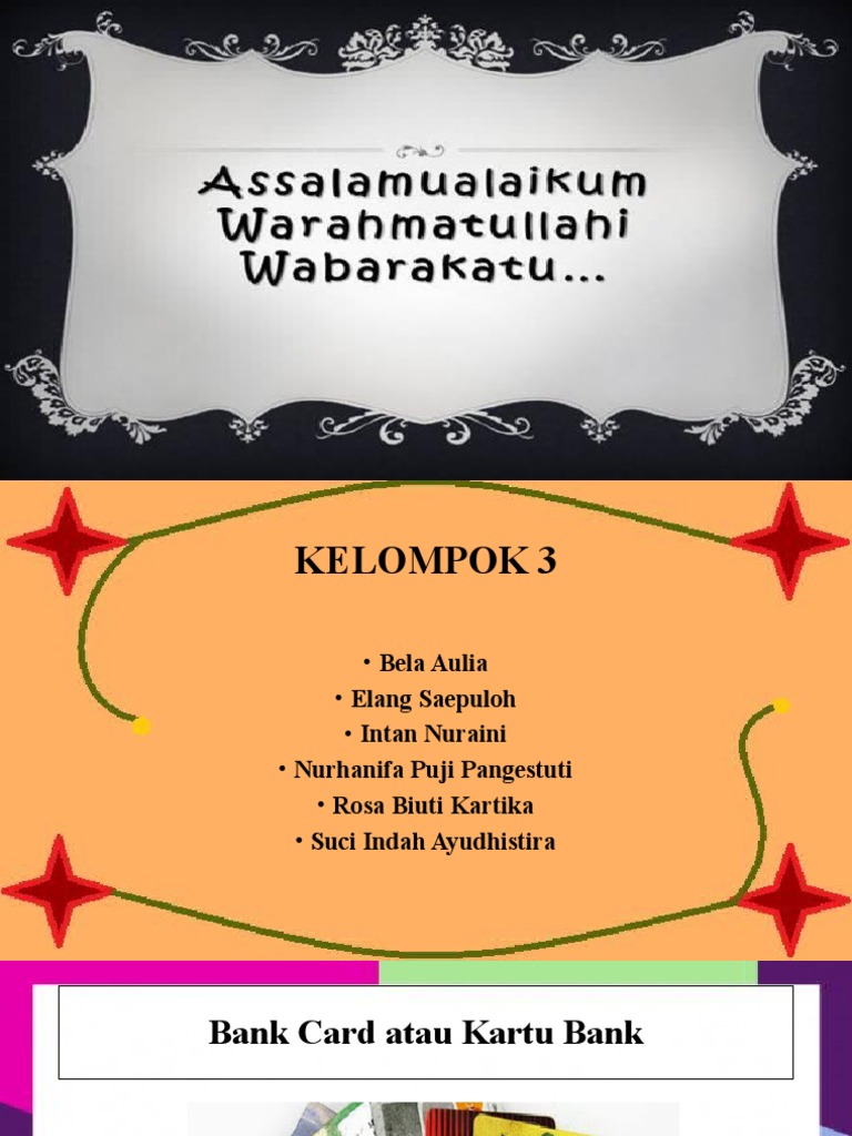 Jenis dan Manfaat Kartu Bank | PDF