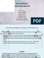 Keseimbangan Penawaran Permintaan