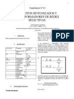 Circuitos Sintonizados Y Transformadores de Redes Selectivas