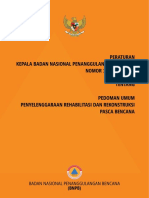 .Pedoman Umum Penyelenggaraan Rehabilitasi Dan Rekonstruksi