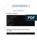 Assignment DBMS