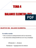 Tema 4.Balance Elemental